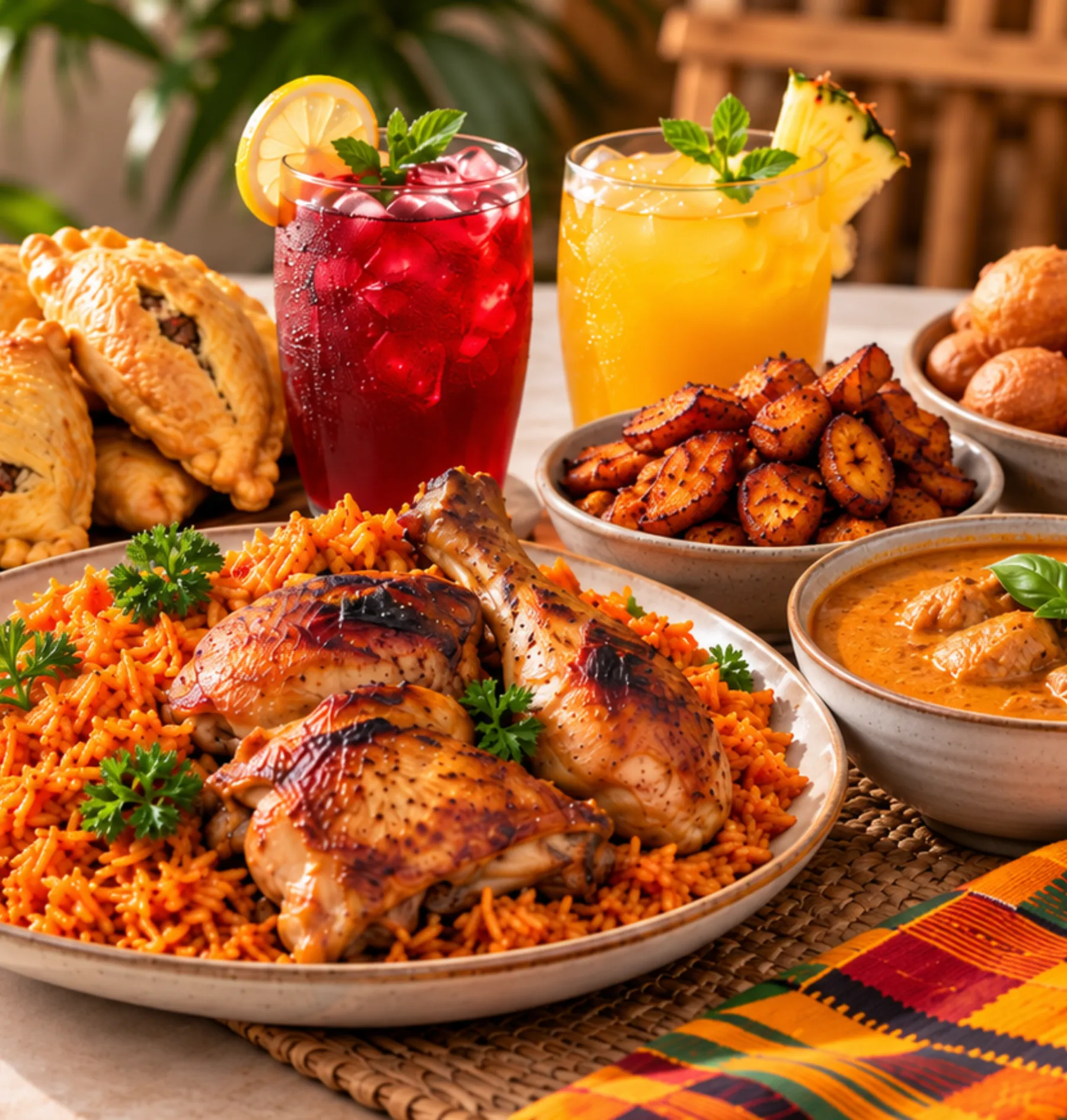 Food prepared by JezFoods for gatherings