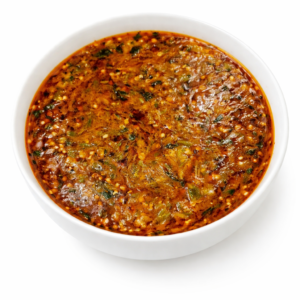 Okro Stew/Soup with assorted meat and fish